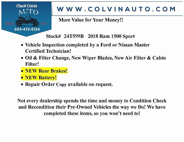 2018 Ram 1500