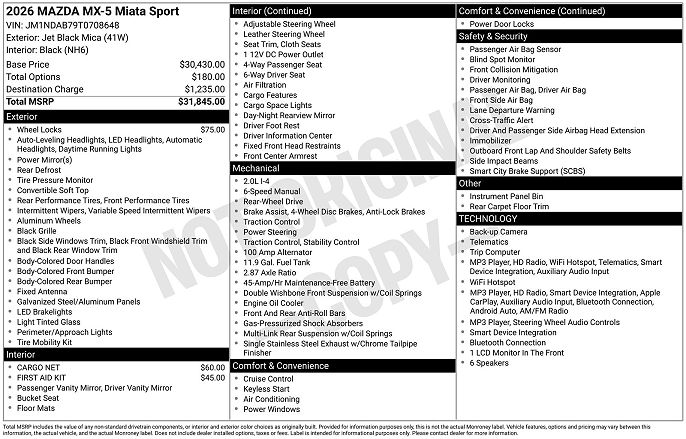 2026 Mazda Miata