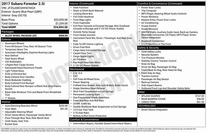 2017 Subaru Forester