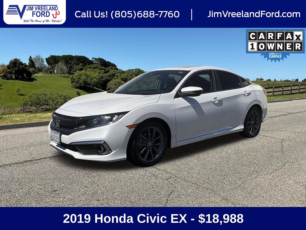 2019 Honda Civic EX image 0