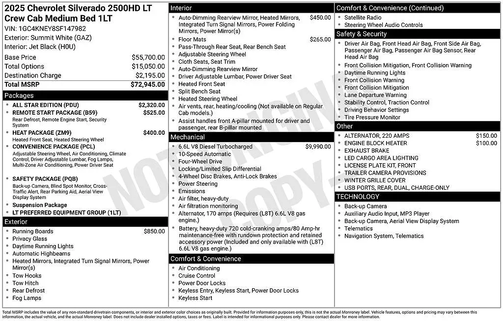 2025 Chevrolet Silverado 2500HD