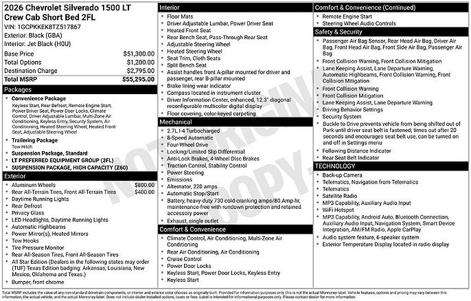 2026 Chevrolet Silverado 1500