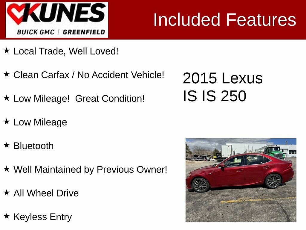 2015 Lexus IS 250 image 2