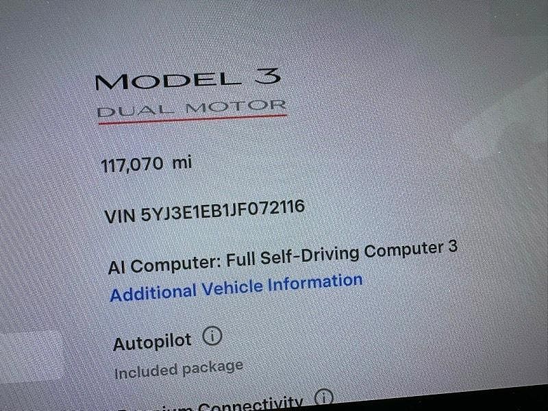 2018 Tesla Model 3