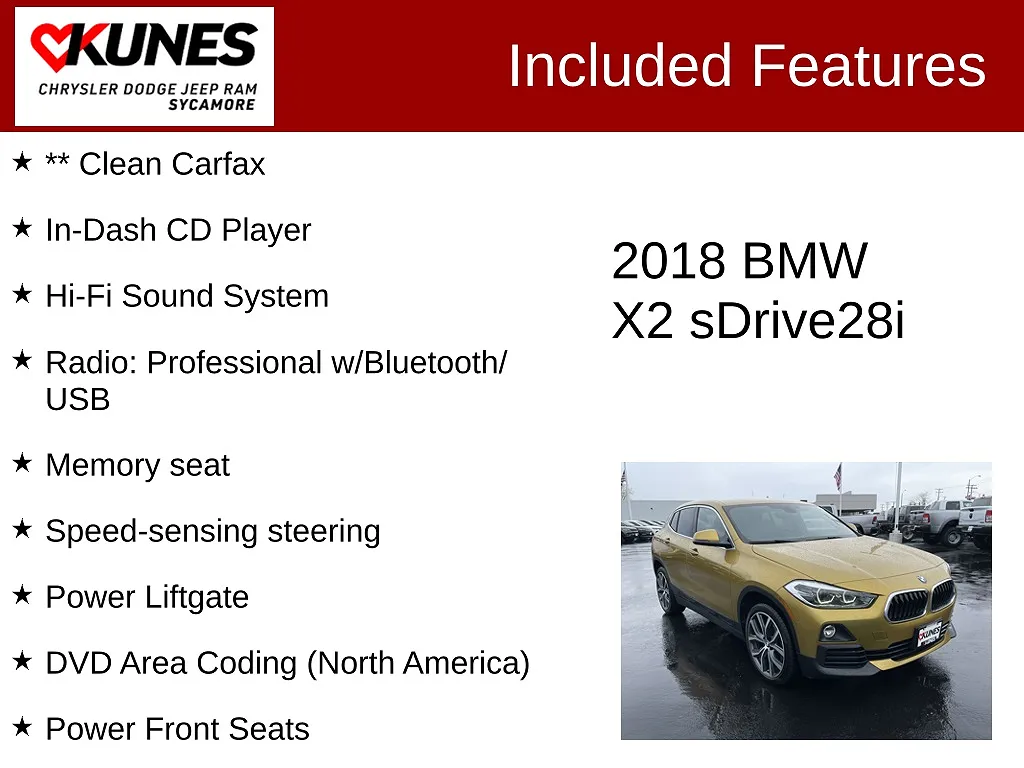 2018 BMW X2 sDrive28i image 1