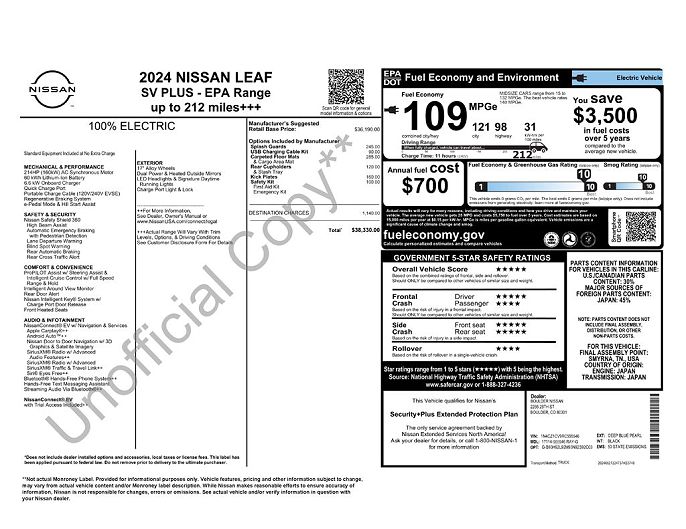 2024 Nissan Leaf
