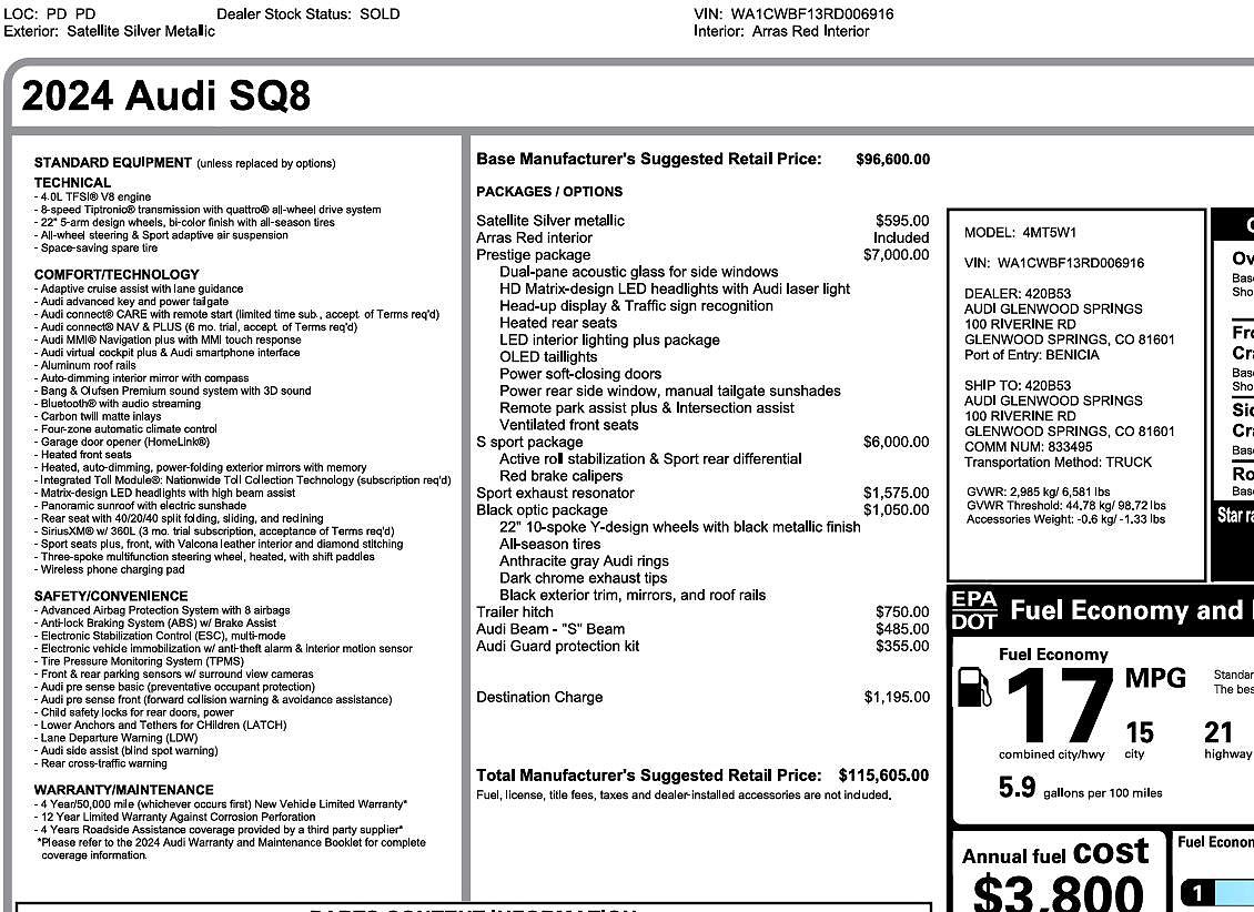 2024 Audi SQ8