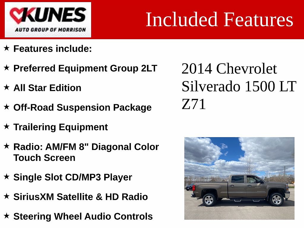 2014 Chevrolet Silverado 1500 LT image 2