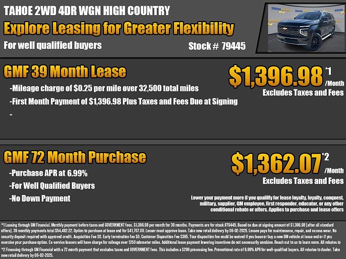 2025 Chevrolet Tahoe