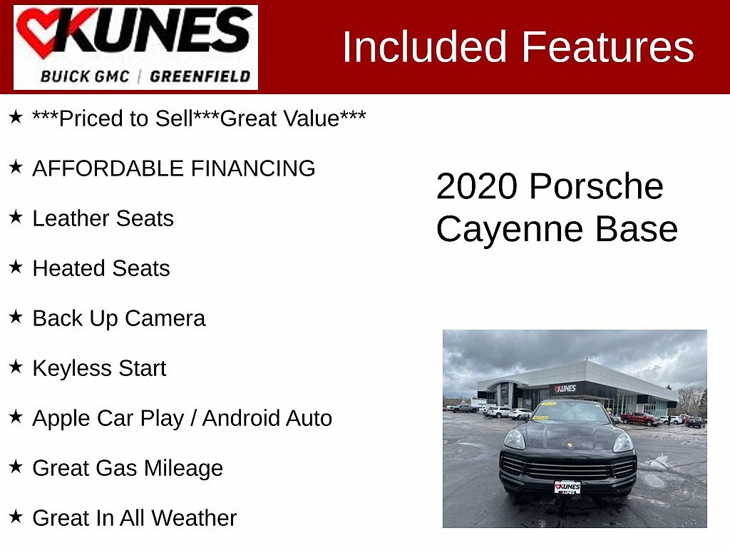 2020 Porsche Cayenne Base image 1