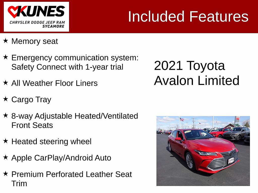 2021 Toyota Avalon Limited Edition image 2