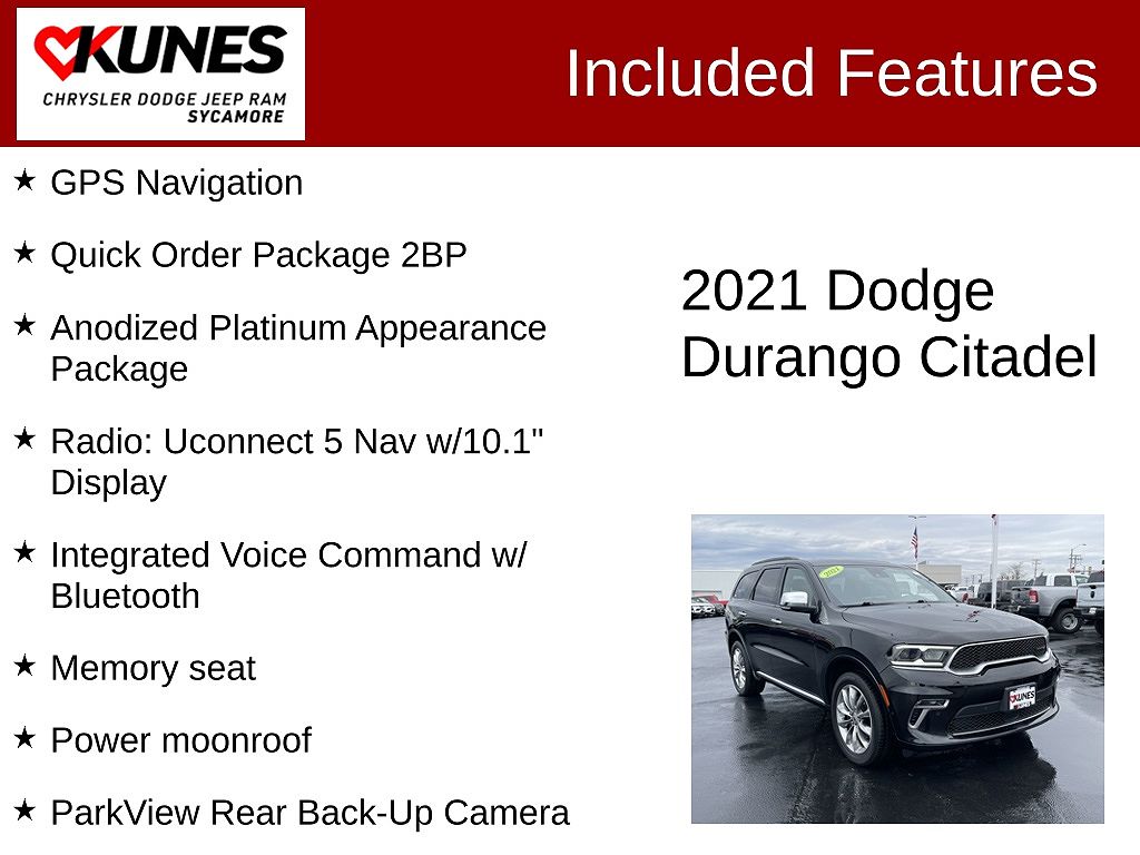2021 Dodge Durango Citadel image 1