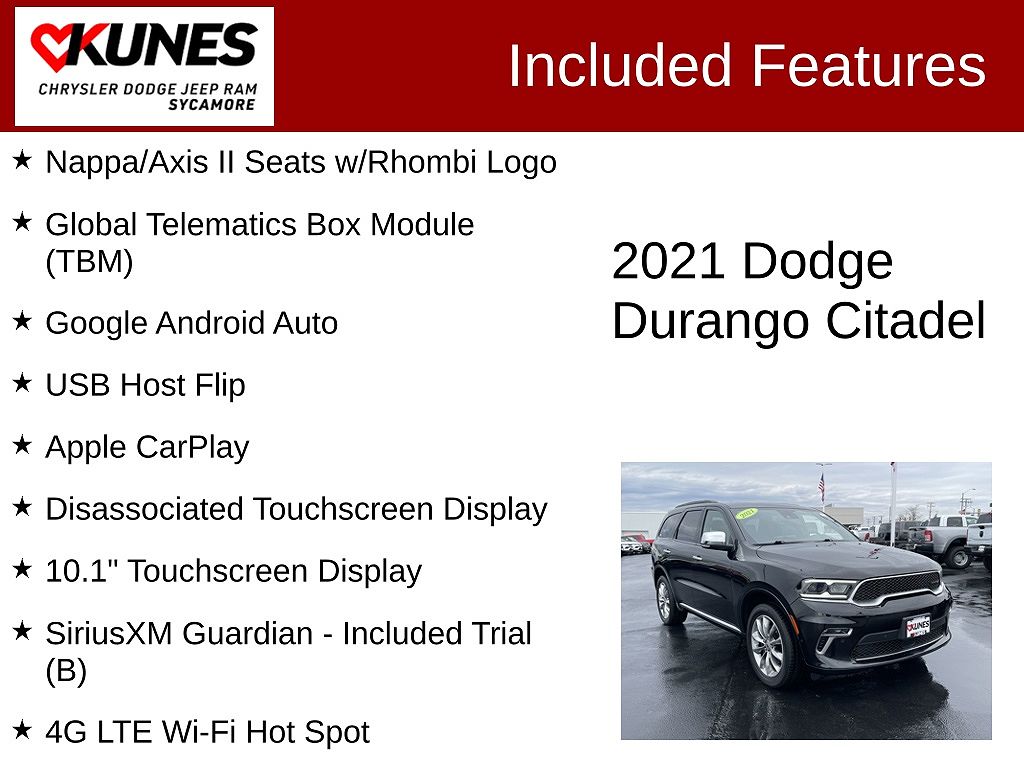 2021 Dodge Durango Citadel image 2