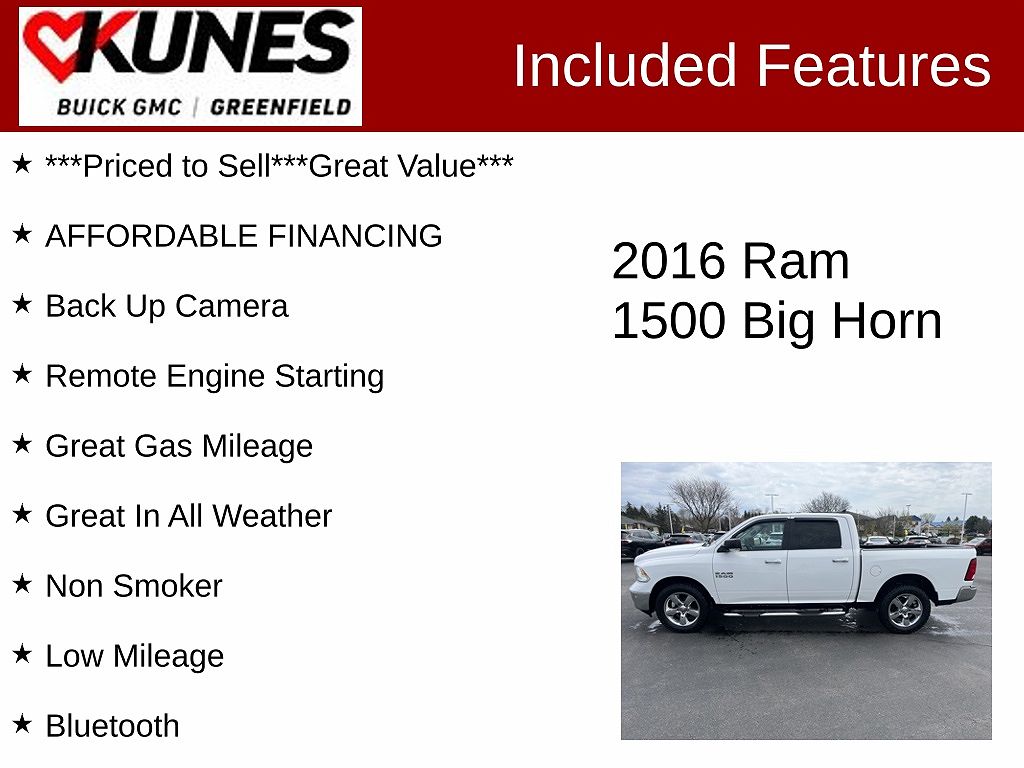 2016 Ram 1500 SLT image 1