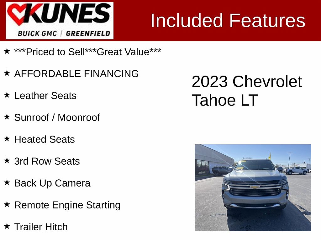 2023 Chevrolet Tahoe LT image 1