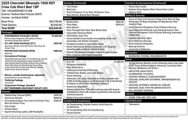 2025 Chevrolet Silverado 1500