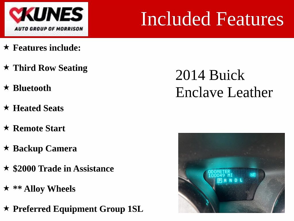 2014 Buick Enclave Leather Group image 2