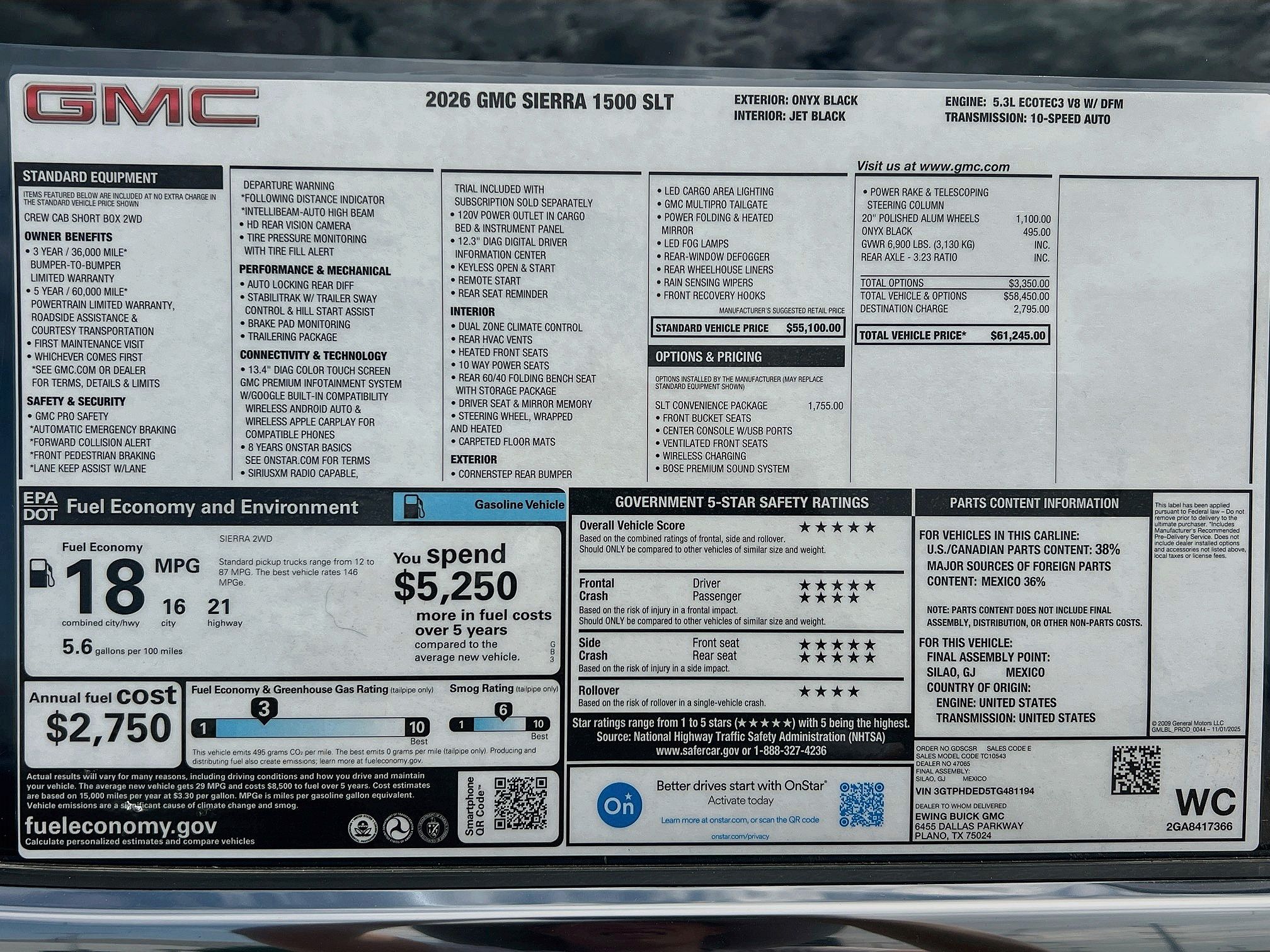 2026 GMC Sierra 1500
