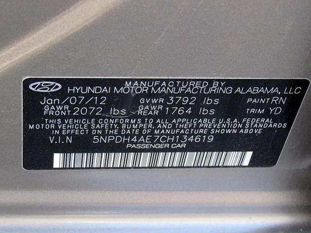 Used 12 Hyundai Elantra Gls For Sale In Whitehall Pa 5npdh4ae7ch