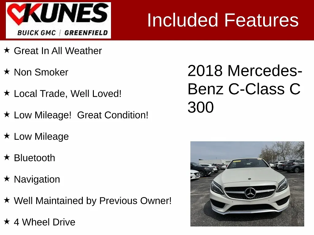 2018 Mercedes-Benz C-Class C 300 image 2