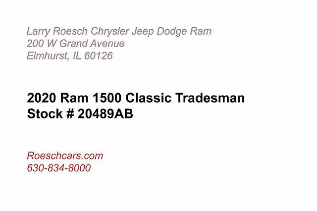 2020 Ram 1500 Tradesman image 1