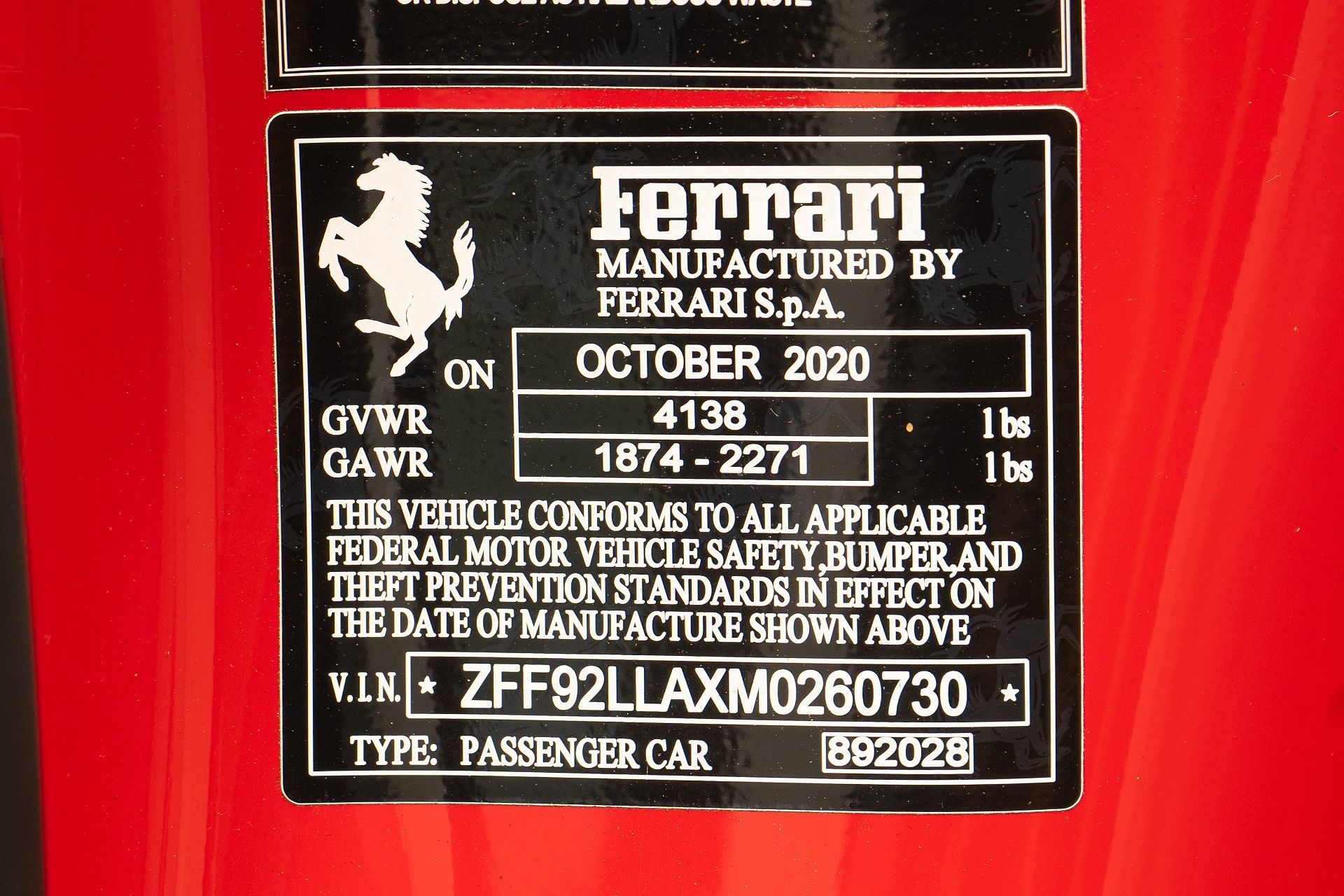 2021 Ferrari F8 Tributo null image 18