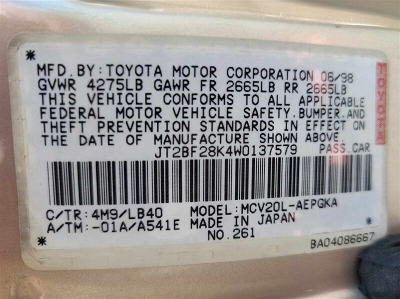1998 Toyota Camry XLE image 18