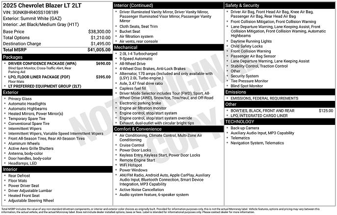 2025 Chevrolet Blazer