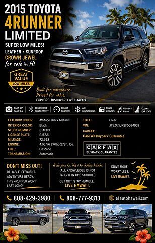2015 Toyota 4Runner