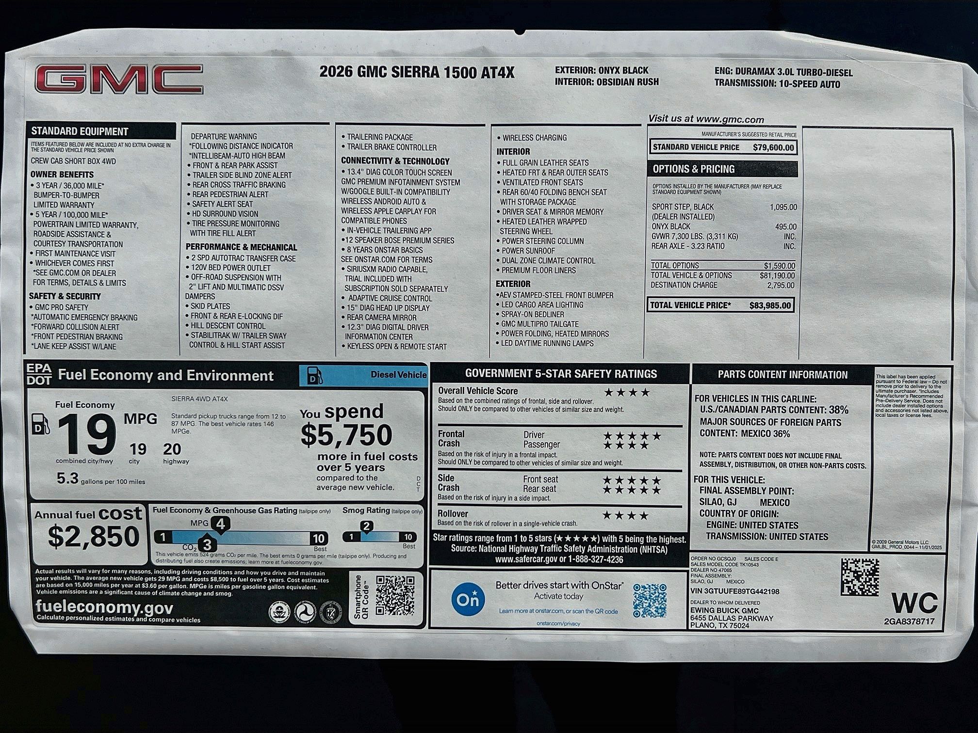 2026 GMC Sierra 1500