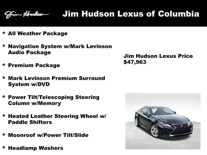 2023 Lexus RC