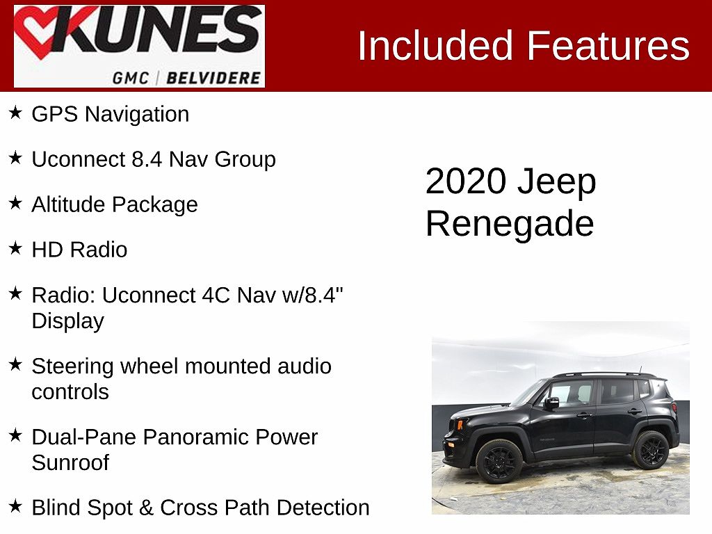 2020 Jeep Renegade Latitude image 1