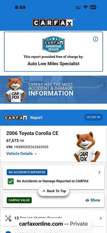2006 Toyota Corolla