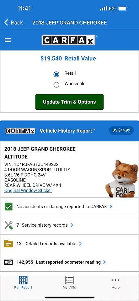 2018 Jeep Grand Cherokee Altitude image 18