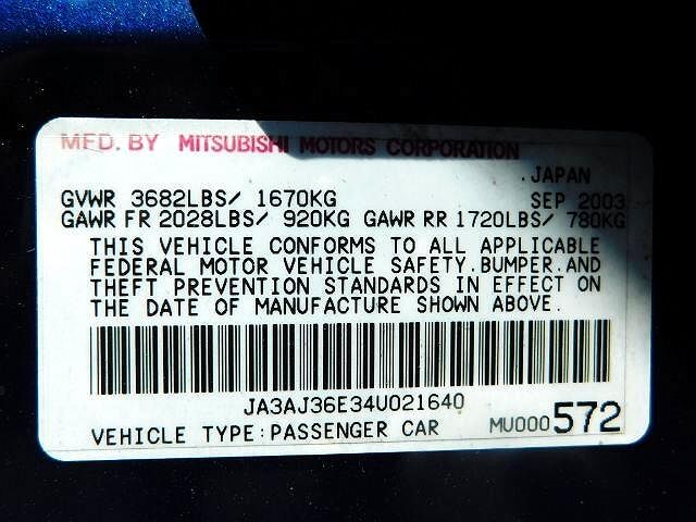 2004 Mitsubishi Lancer LS image 19