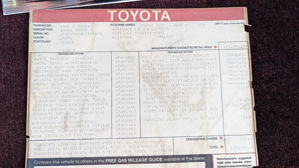 1990 Toyota Supra Turbo image 82