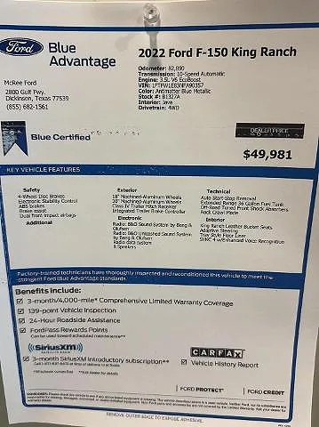 2022 Ford F-150