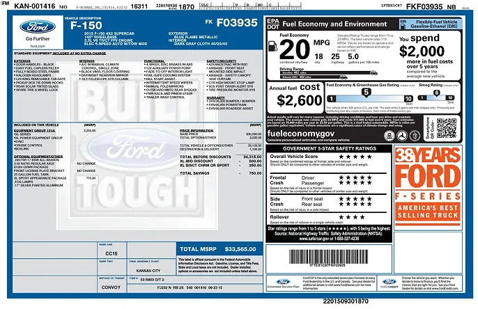 2015 Ford F-150