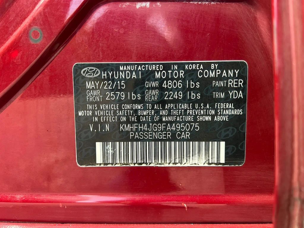 2015 Hyundai Azera