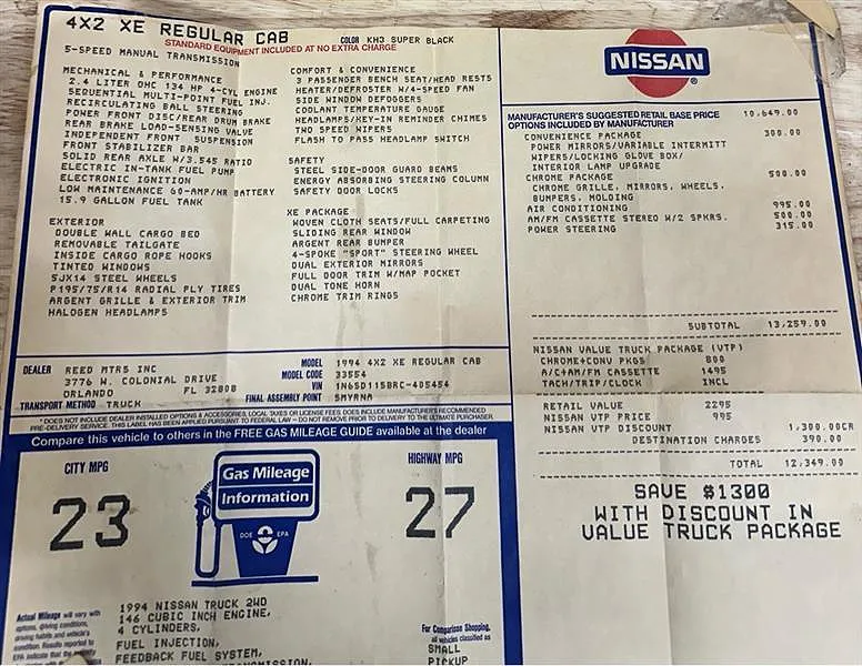1994 Nissan Pickup