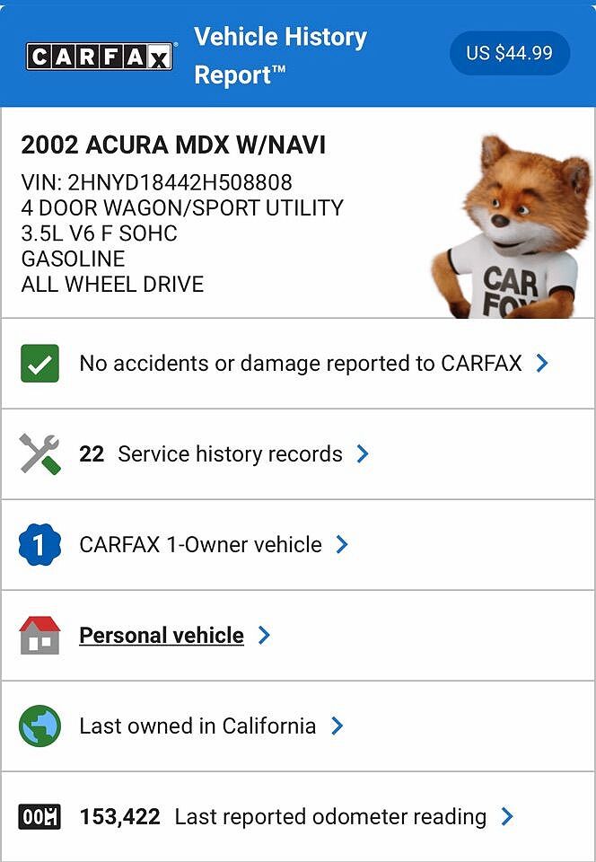 2002 Acura MDX null image 2