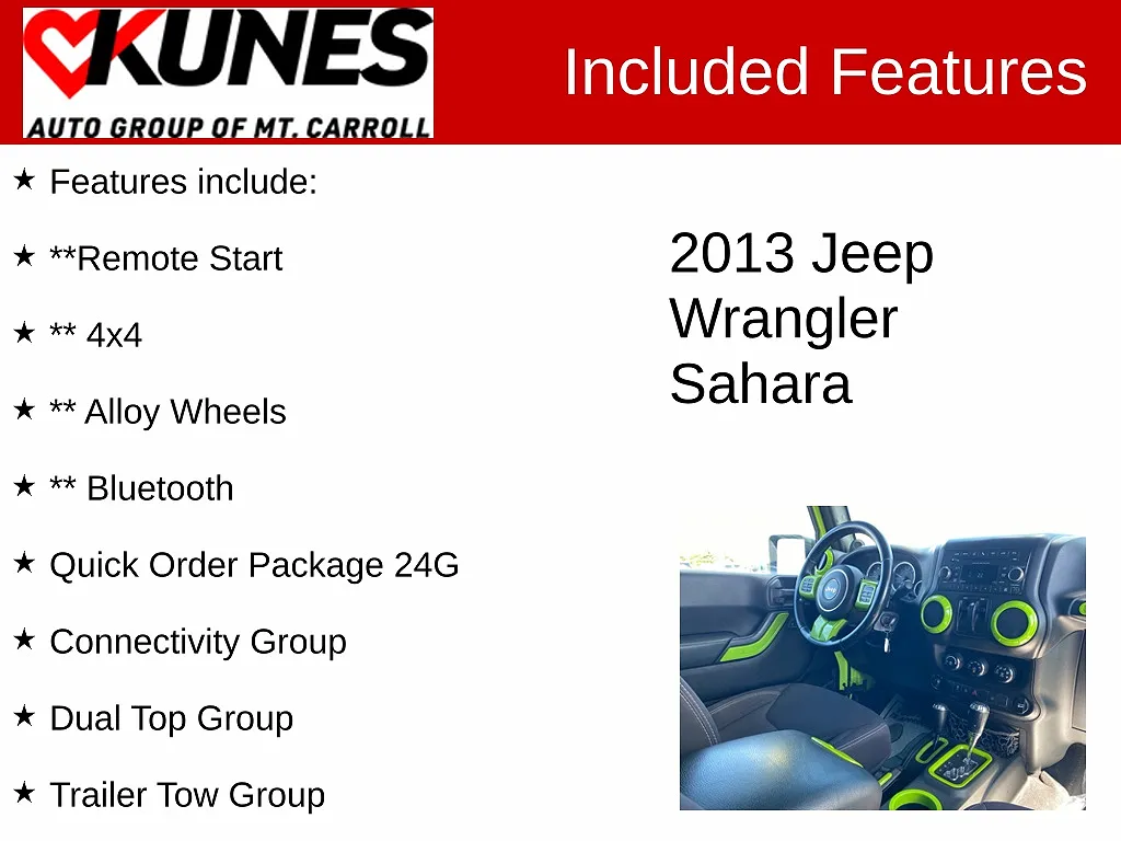 2013 Jeep Wrangler Sahara image 2