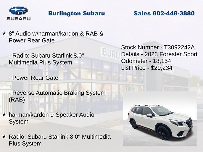 2023 Subaru Forester