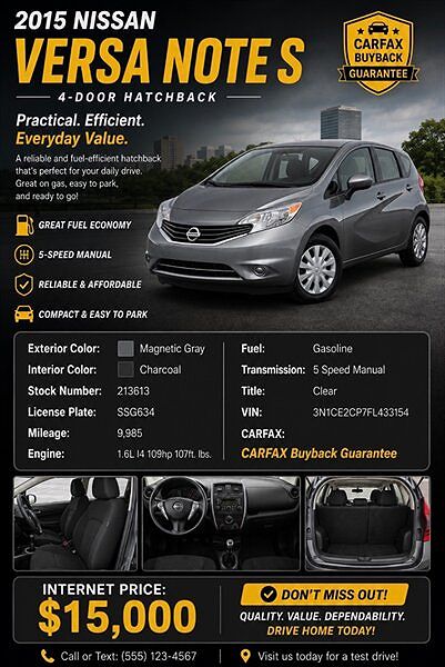 2015 Nissan Versa Note