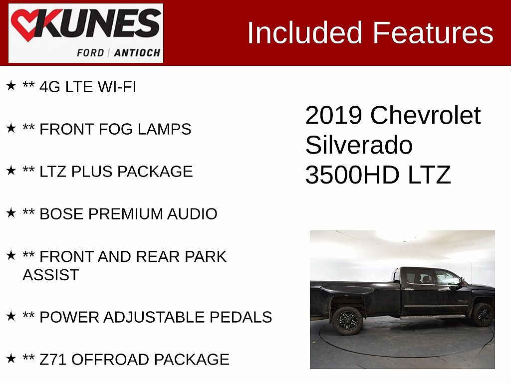 2019 Chevrolet Silverado 3500HD LTZ image 2
