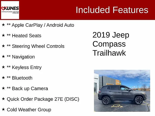 2019 Jeep Compass Trailhawk image 1