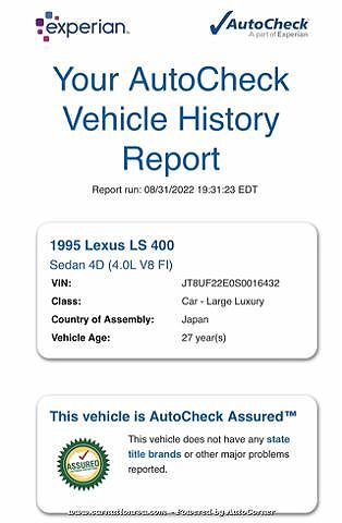 1995 Lexus LS 400 image 7