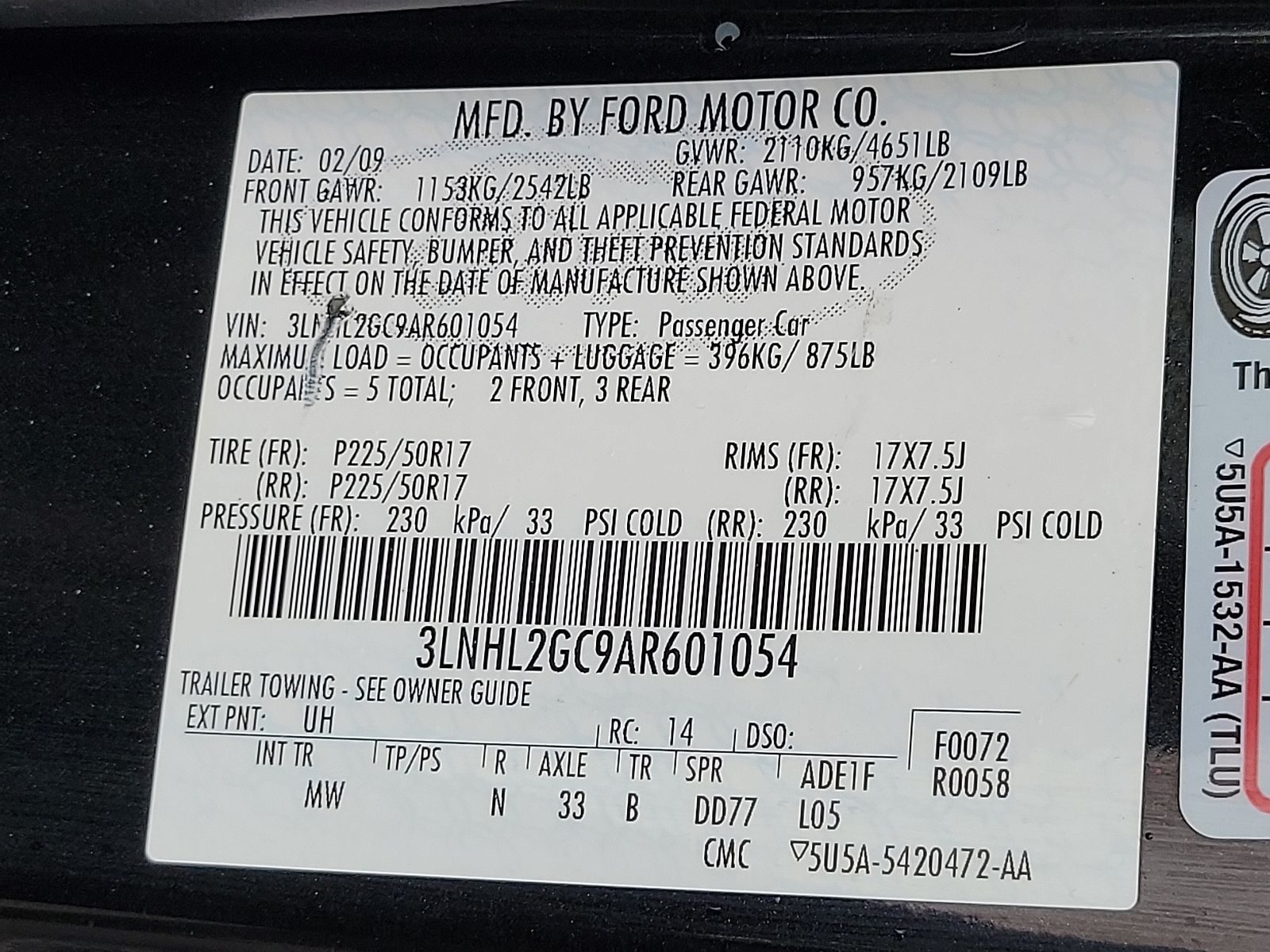 2010 Lincoln MKZ null image 26
