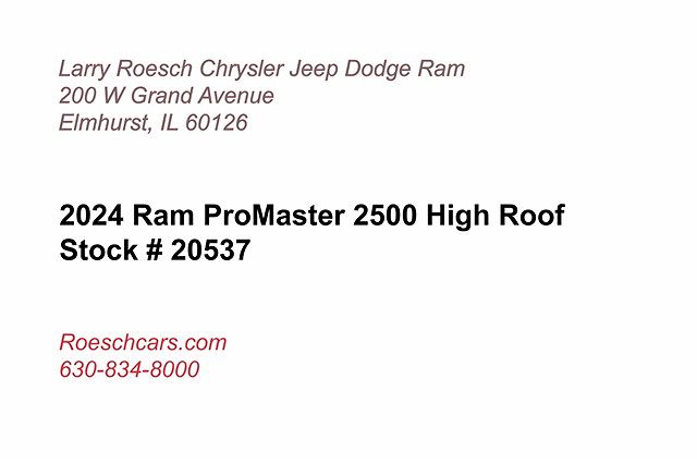 2024 Ram ProMaster 2500 image 1