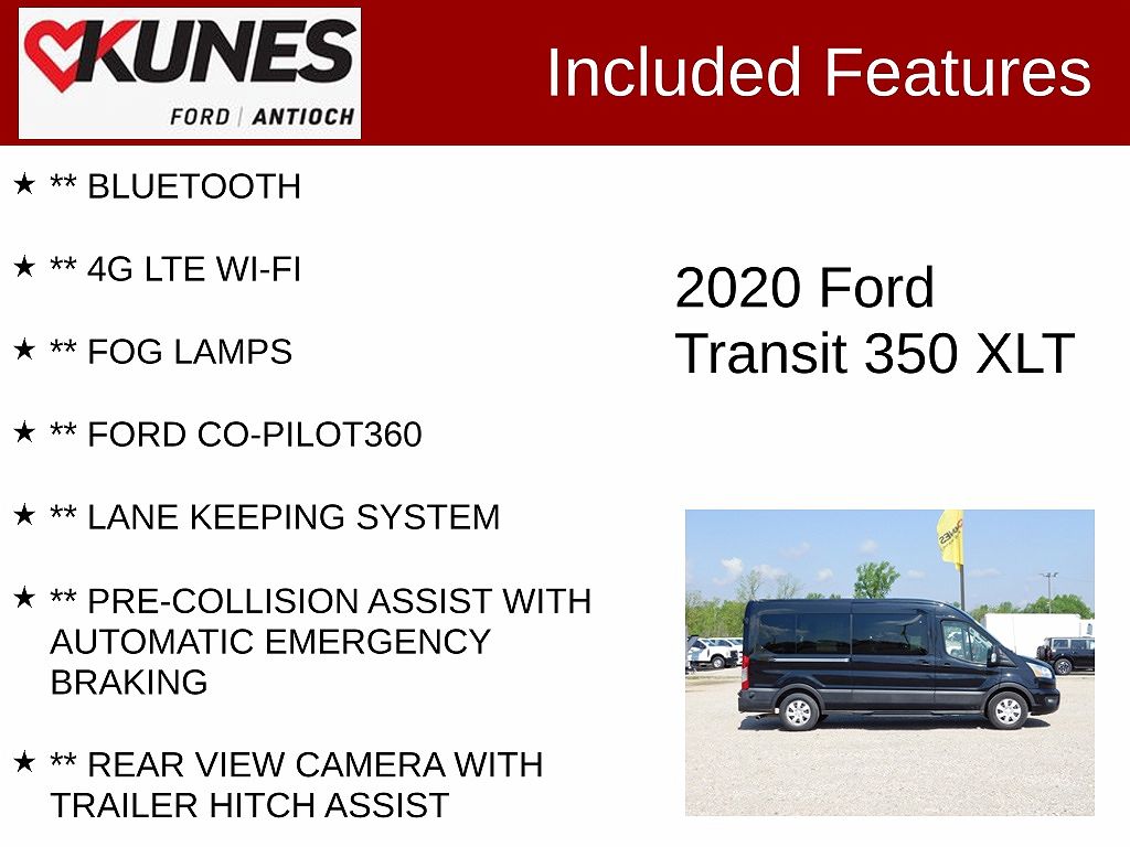 2020 Ford Transit XLT image 1